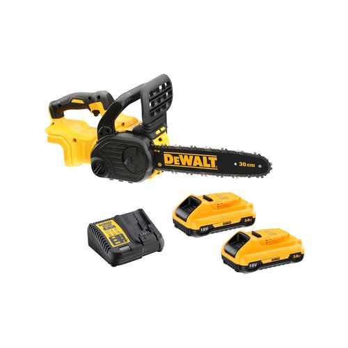DeWALT 18V Chainsaw 2x3Ah Battery And Charger