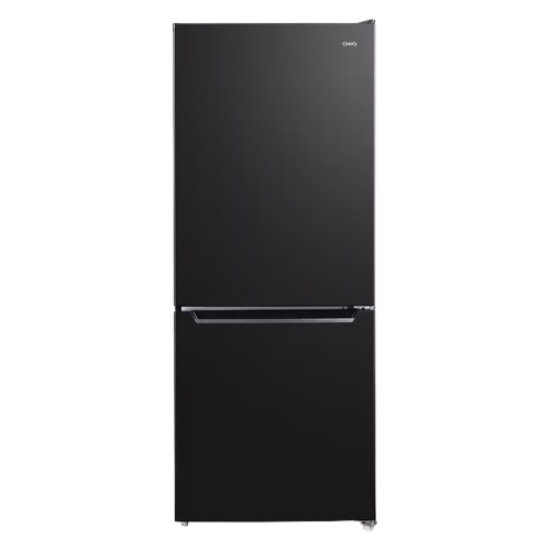 Chiq 283 Litres Bottom Mount Fridge Black Steel CBM282NBS5E