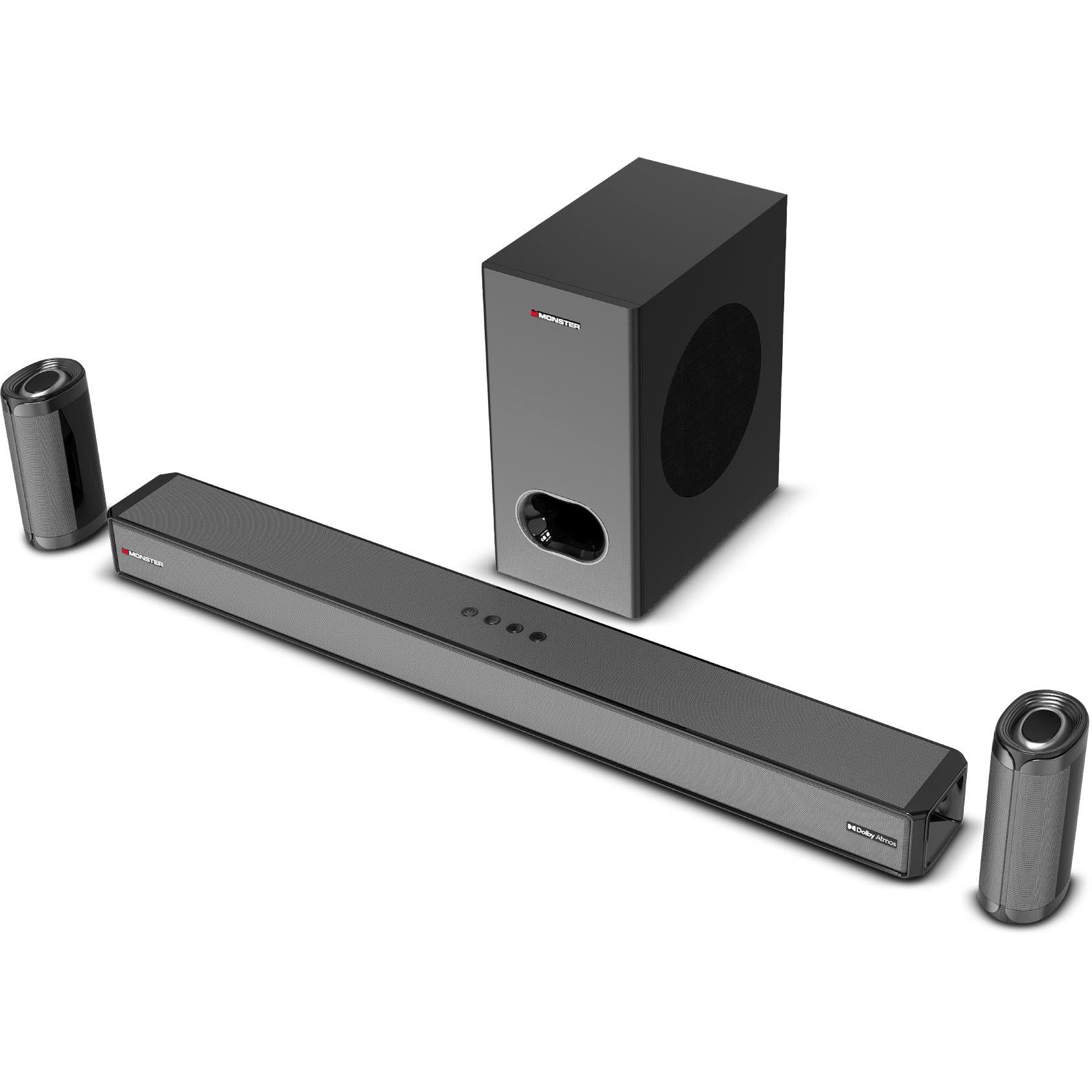 Monster 5.1.2CH Dolby Atmos Soundbar And Subwoofer