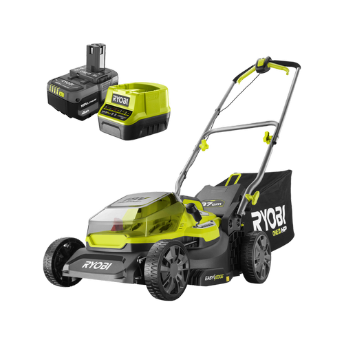 Ryobi One+ 18V 37cm 4.0Ah HP Brushless Cordless Lawn Mower Kit