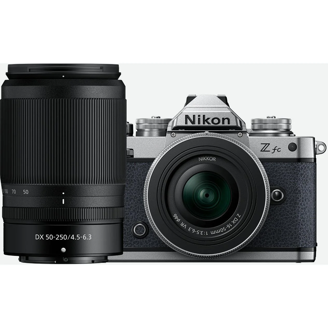 Nikon Z Fc Mirrorless Camera W/ Nikkor Z 16-50mm/50-250mm Twin Lens Kit (Midnight Grey)