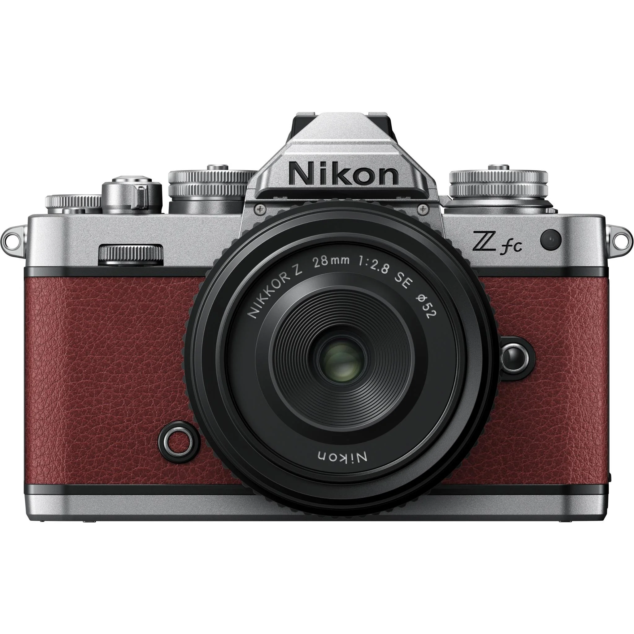 Nikon Z Fc Mirrorless Camera With Nikkor Z 28mm F/2.8 Lens (Crimons Red)