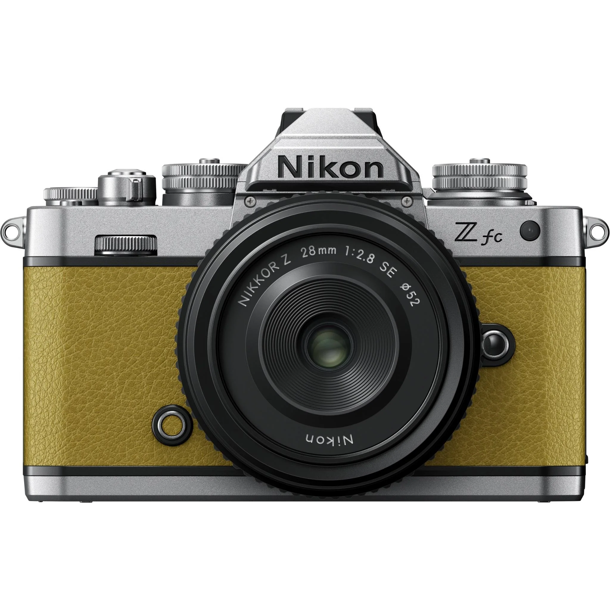 Nikon Z Fc Mirrorless Camera With Nikkor Z 28mm F/2.8 Lens (Mustard Yellow)